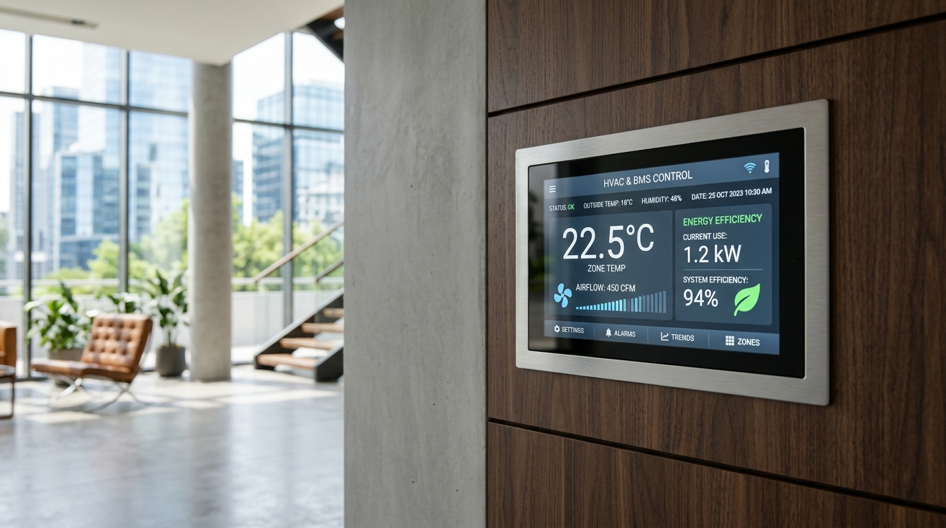 Smart HVAC BMS Thermostat Controls